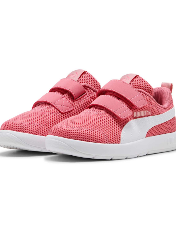 PUMA Courtflex V3 Mesh PS SS26 - 21 Rosa Blanco