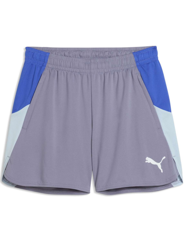 PUMA individualBLAZE Shorts SS26 - 01 Gris Blanco Azul
