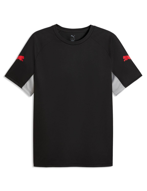 PUMA IndividualLIGA Jersey SS26 - 01 Negro Rojo Gris